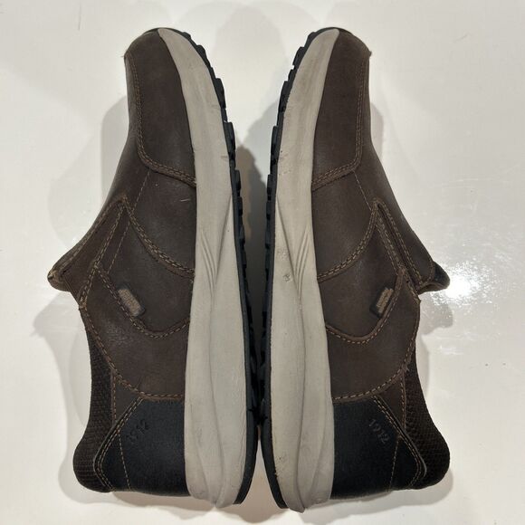 Nunn Bush 10.5 W Bloom Brown Nubuck Leather Slip On Loafer Sneakers Comfort Shoe - Picture 11 of 15